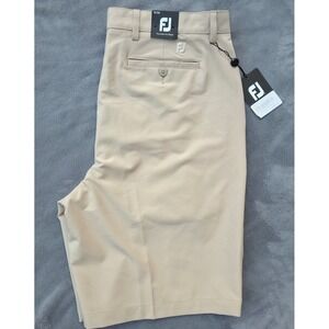 FootJoy Performance Golf Shorts Mens 38 Khaki New Stretch Moisture Wicking 24202